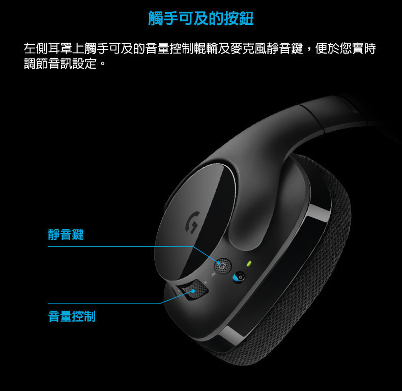 Logitech G533 無線7 1 聲道環繞音效遊戲耳機 Hktvmall 香港最大網購平台