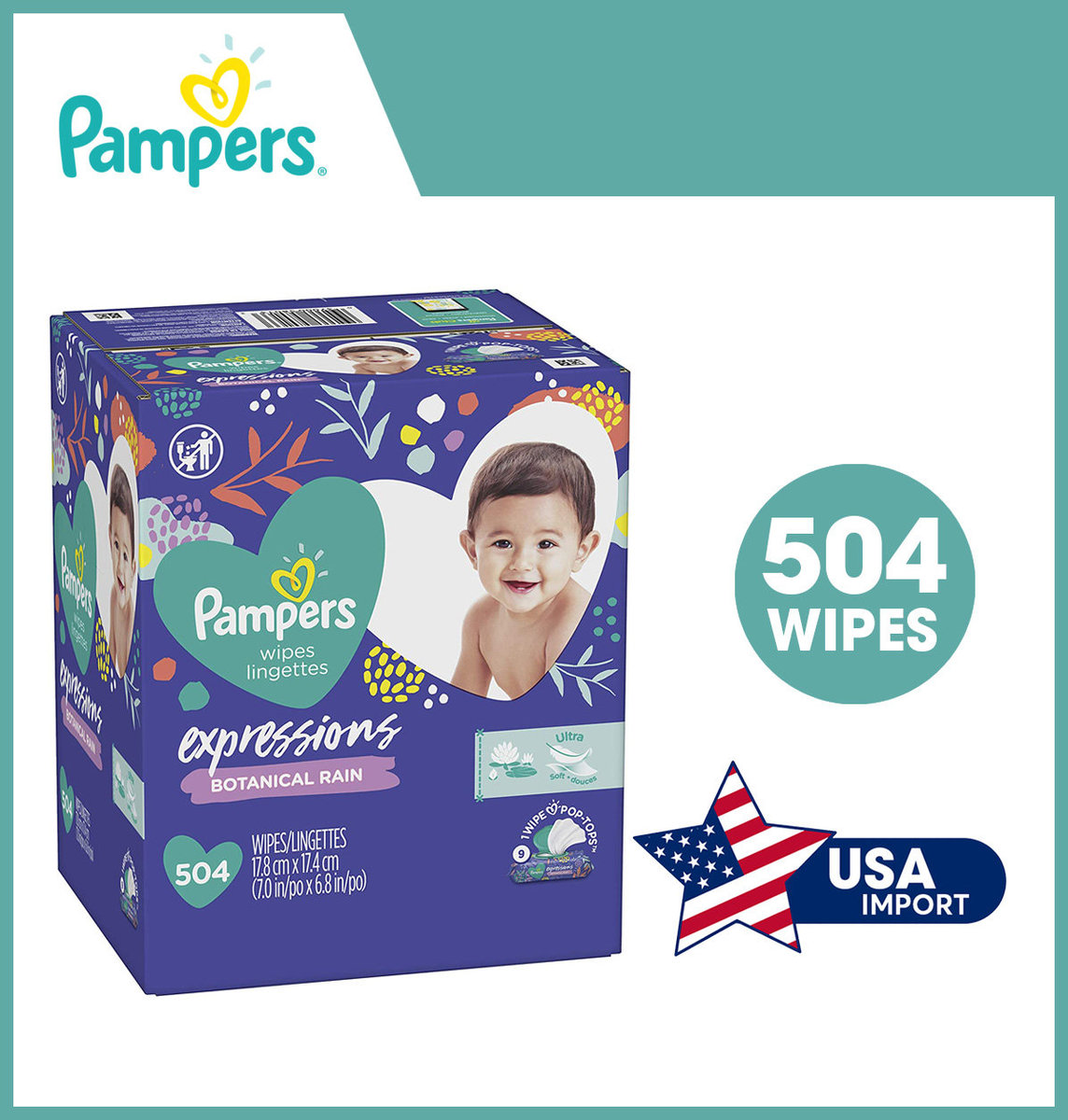 pampers botanical rain