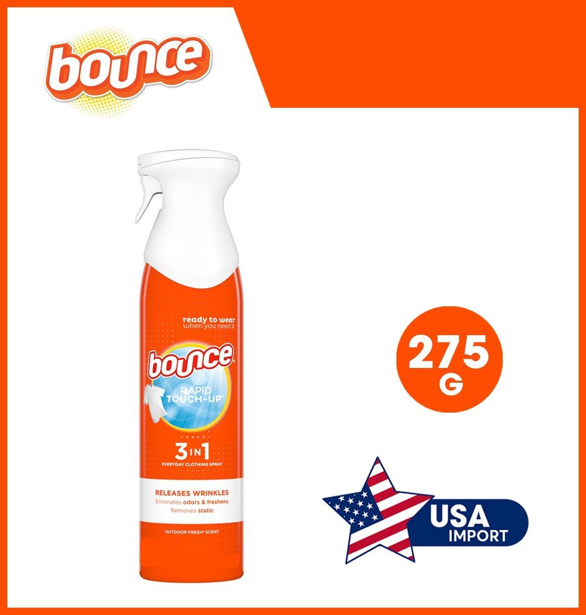 bounce touch up spray