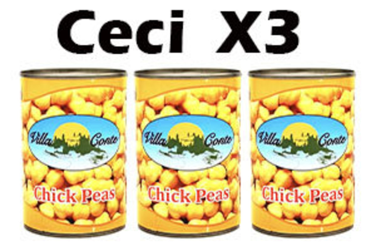 鷹嘴豆 CECI 400克 (3 易拉罐)