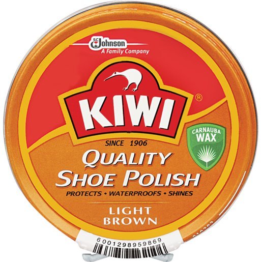 KIWI | SHOE POLISH LIGHT BROWN 100ml 