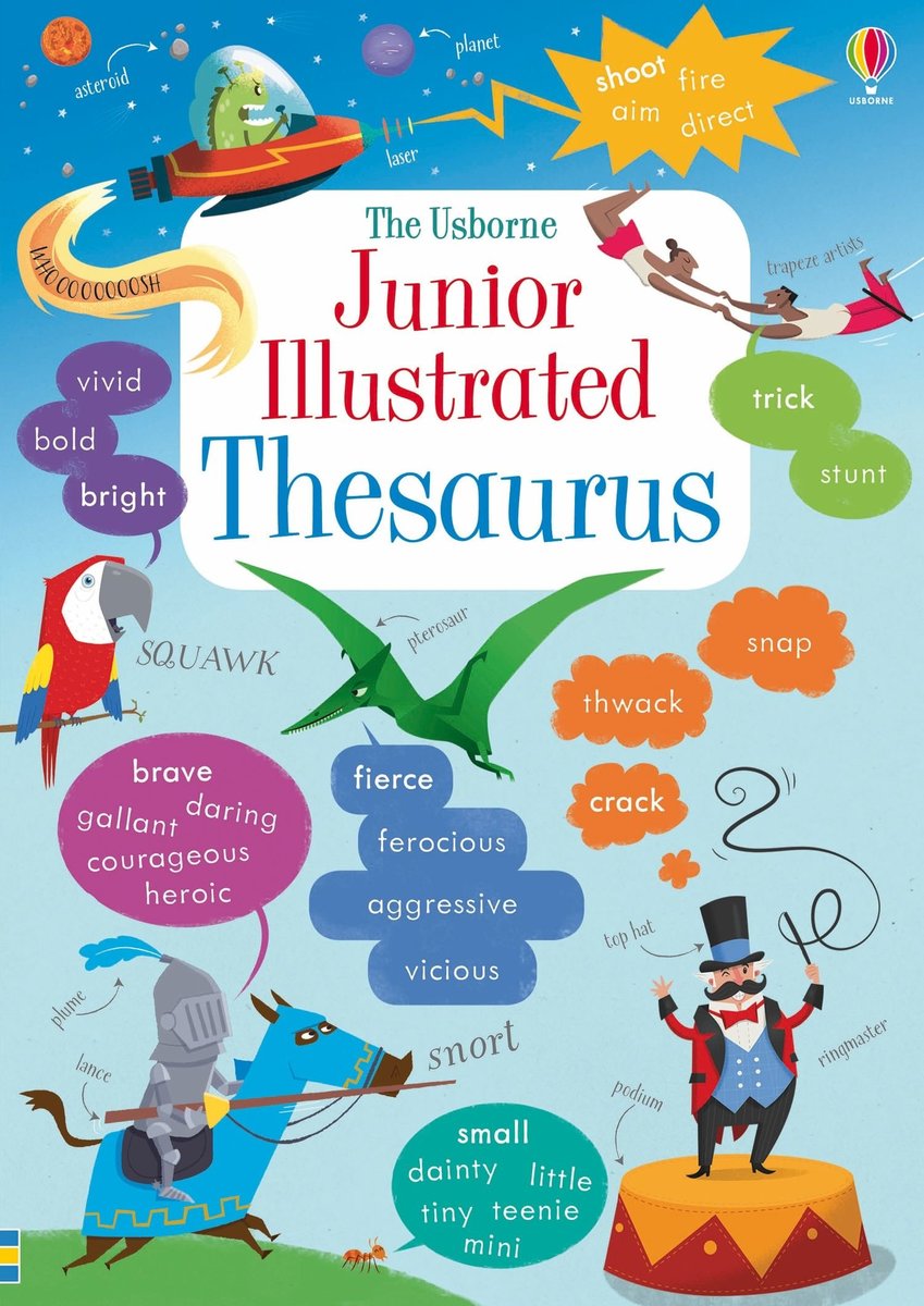 USBORNE Junior Illustrated Thesaurus 圖解詞庫 英語寫作必備 HKTVmall The