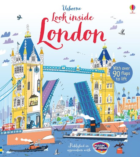 Usborne | Look inside London | 認識倫敦| 有揭頁硬頁英文書