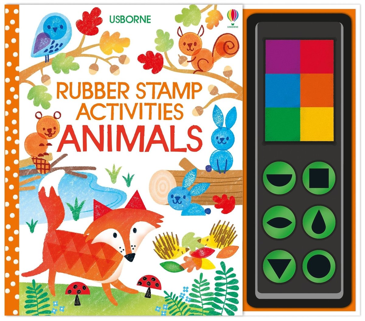 Rubber Stamp Activities Animals | 附彩色印台
