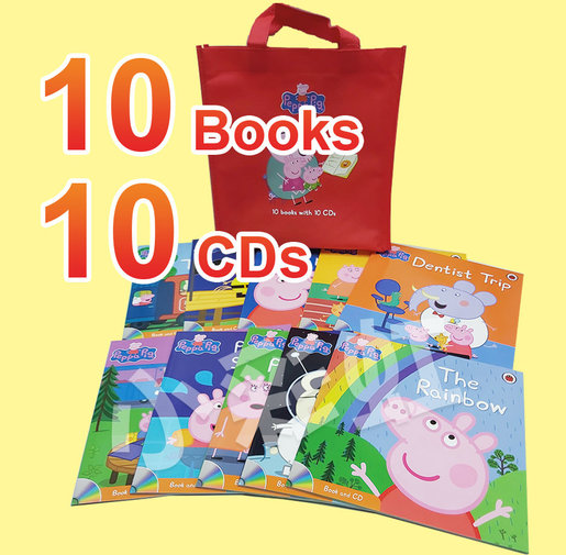 Peppa pig clearance book collection bag