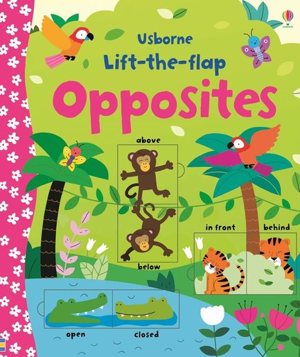 Usborne 正版 Lift The Flap Opposites 硬頁英文書 揭開小揭頁 趣味學英文相反詞 Hktvmall 香港最大網購平台