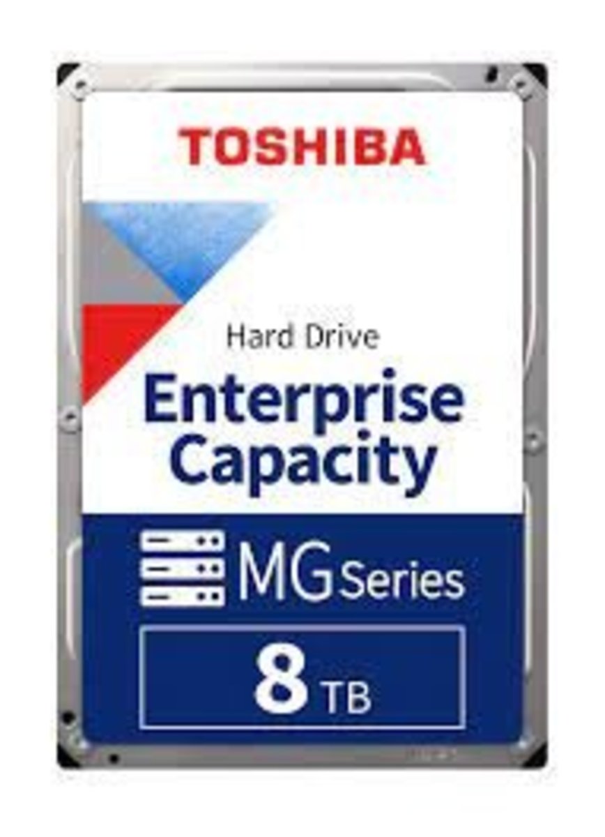 東芝| Toshiba 企業級容量型硬碟5 years warranty 8TB MG08ADA800E