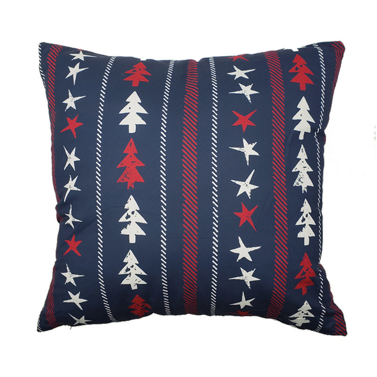 【聖誕限定！】英倫風聖誕樹星星圖案抱枕套cusion套（單面,45X45cm)
