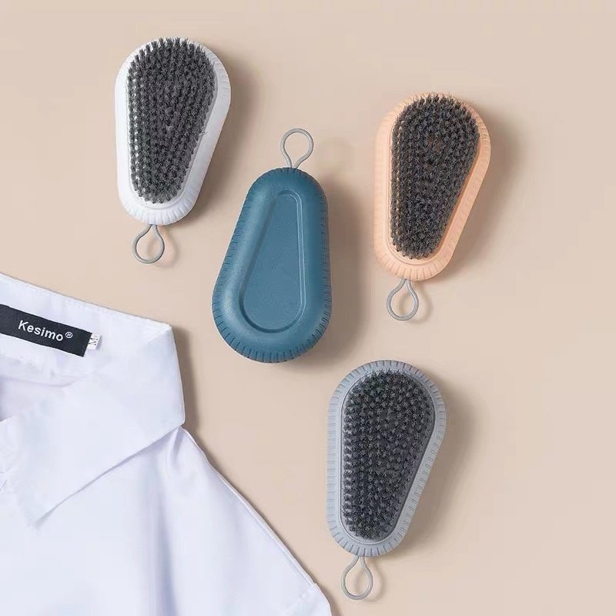 Scrub Brush, Quality Soft Laundry Clothes Shoes Scrubbing Brush, Easy to Grip Household Cleaning Brushes
