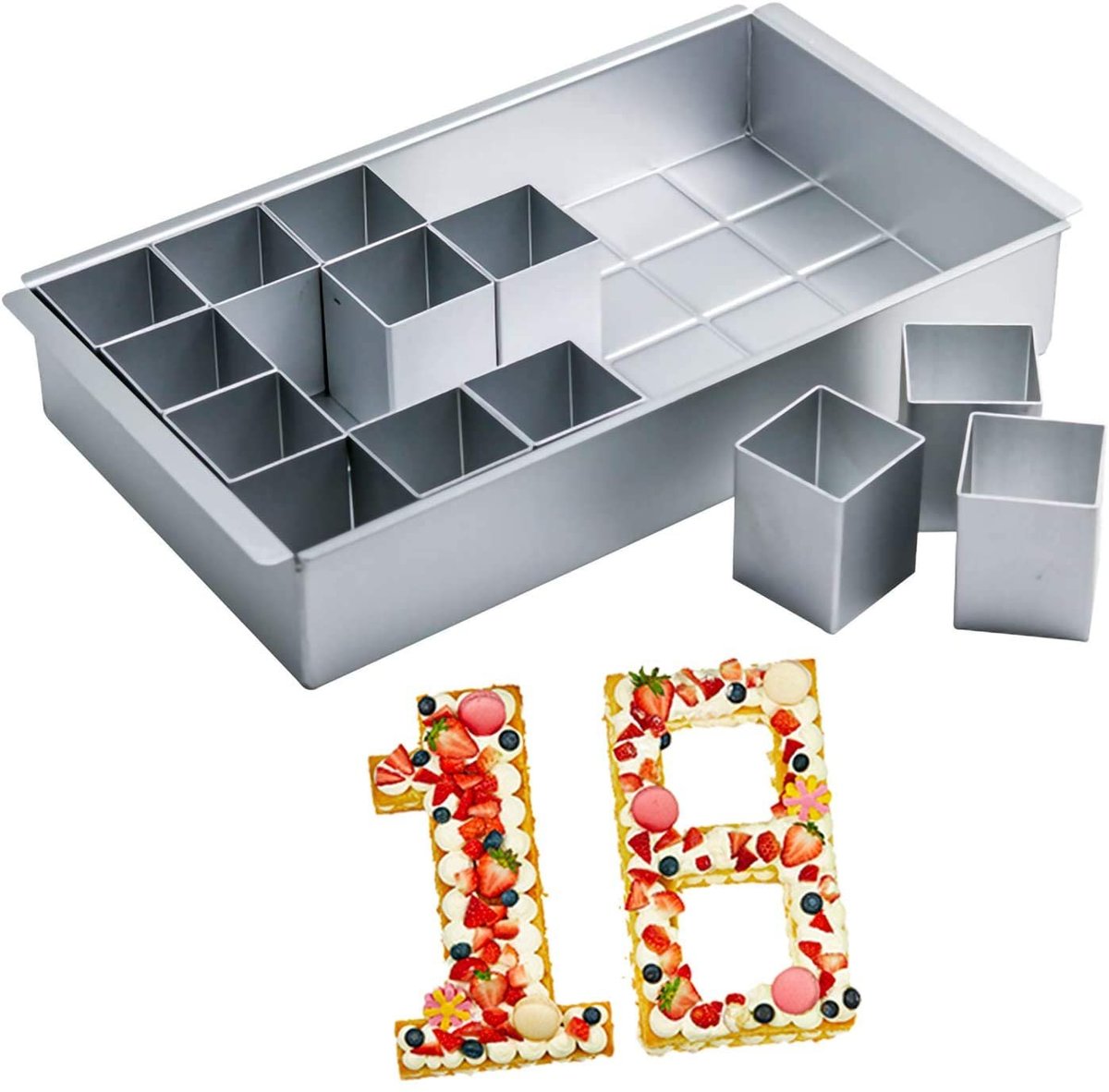Number Cake Mold Letter Cake Pan Nonstick Rectangular Baking Pans Number Alphabet Letter Cake Molds