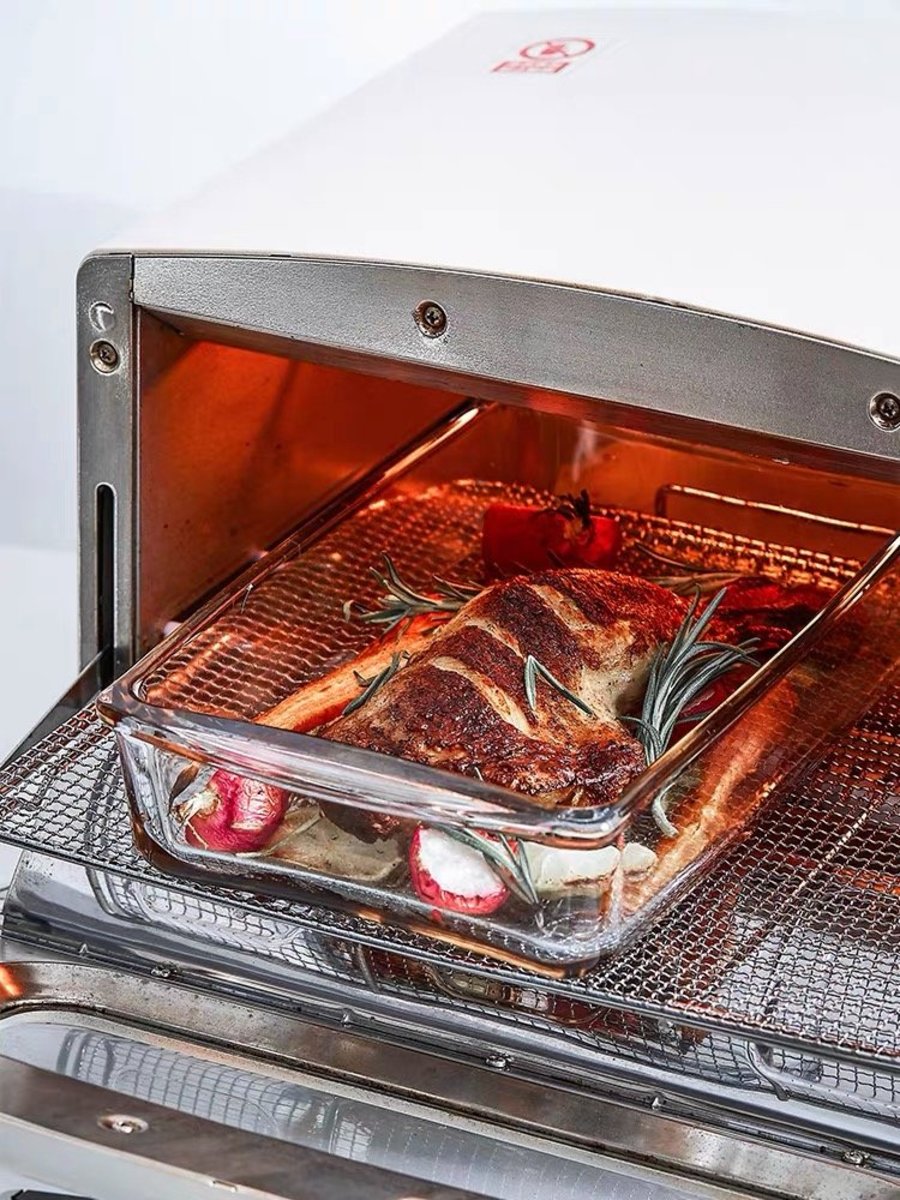 【Made in Turkey】Clear Glass Baking Dish Cooking Oblong Casserole Dish Rectangular Baking Pan