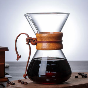 Hotbuy Pour-Over Glass Coffeemaker Pour 