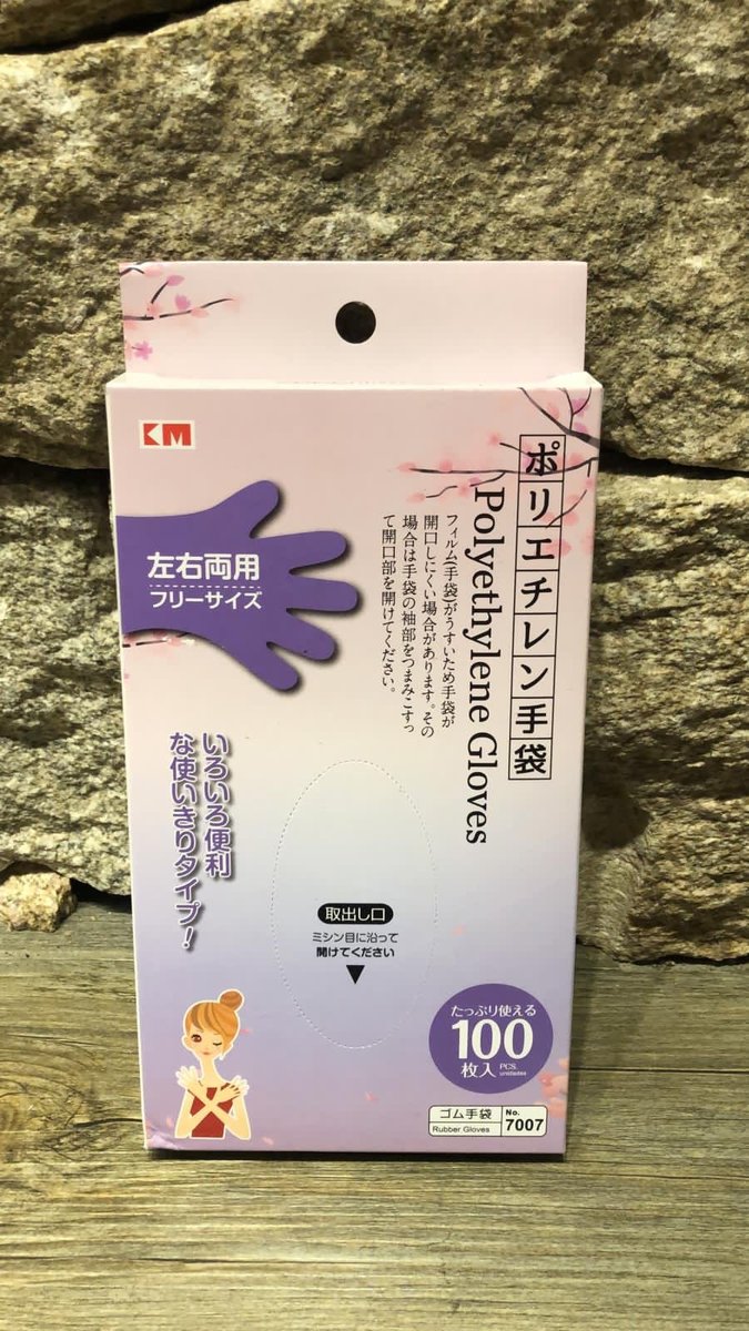 (100枚) 日本一次性手套 即用即棄手套