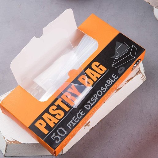 烘焙專家 50個 一次性裱花袋合裝抽取式裱花袋裝奶油袋蛋糕擠花袋烘焙透明袋 12寸 Hktvmall 香港最大網購平台