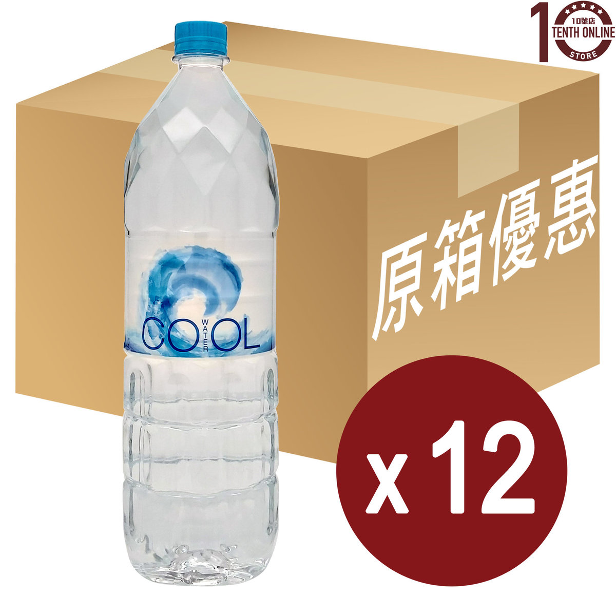 清涼水 - 礦物質水 - 原箱 1.5公升