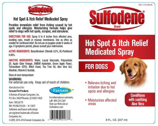 Sulfodene for hot sale dogs