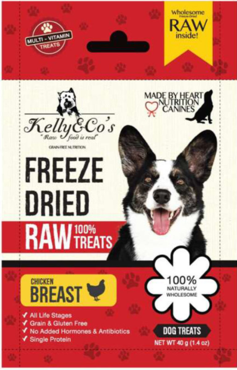 Kelly & Co's 狗小食-脫水冷凍雞肉 40g Exp.Date Dec/2025