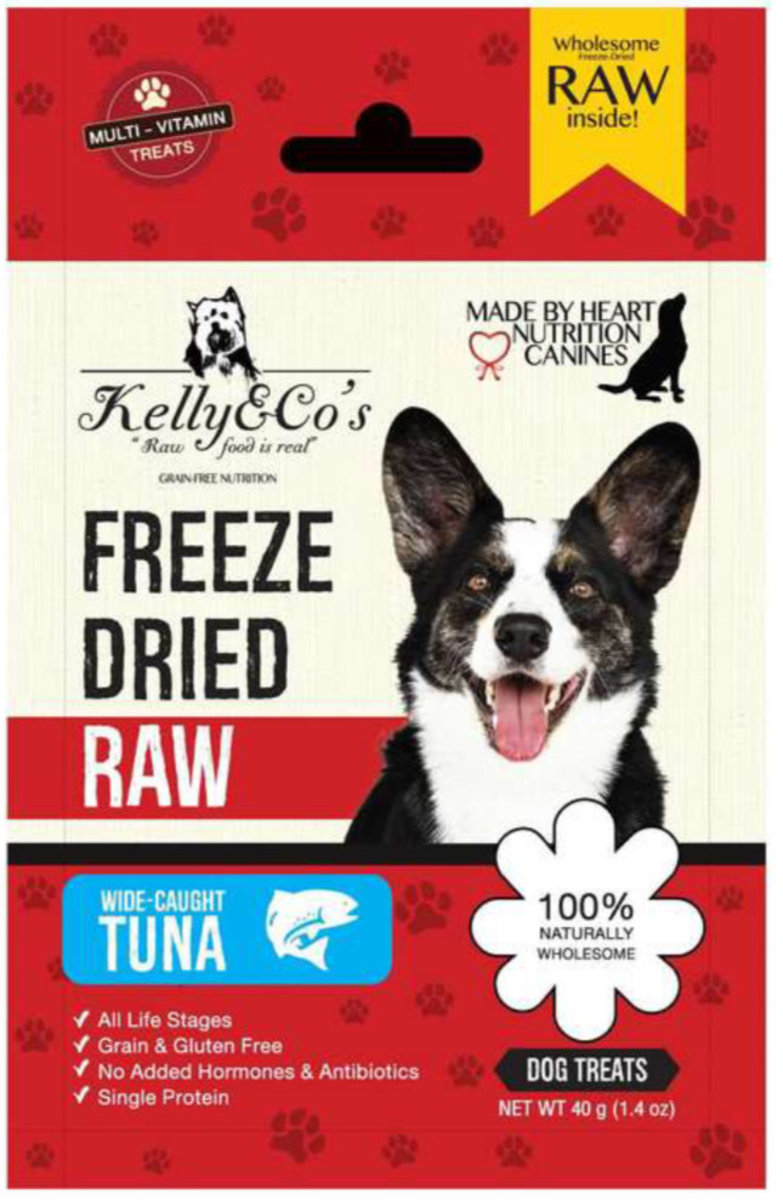 Kelly & Co's 狗小食-脫水冷凍吞拿魚 40g Exp.Date Dec/2025