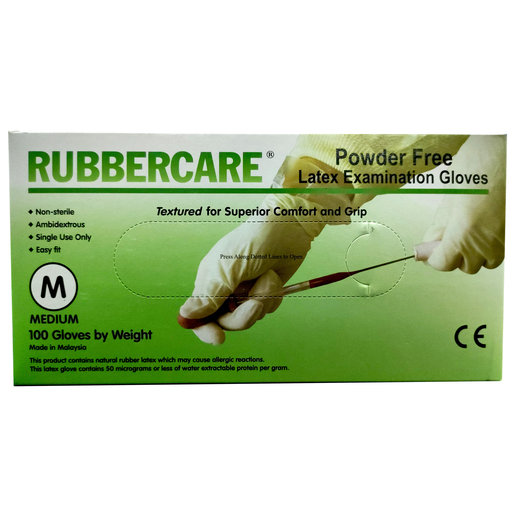 rubbercare latex gloves