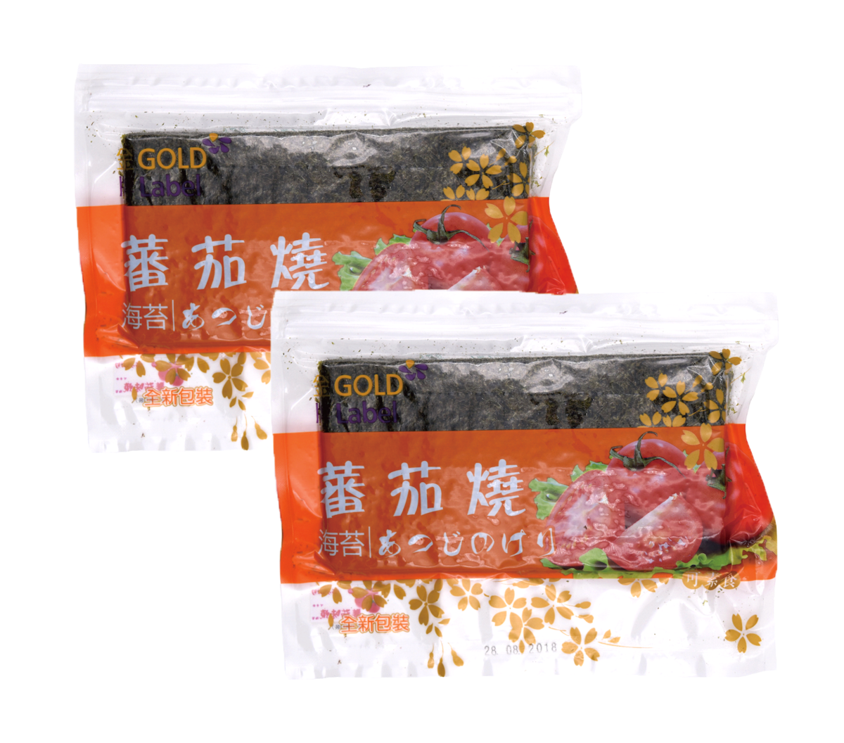 對切燒海苔 - 蕃茄味 39g x 2