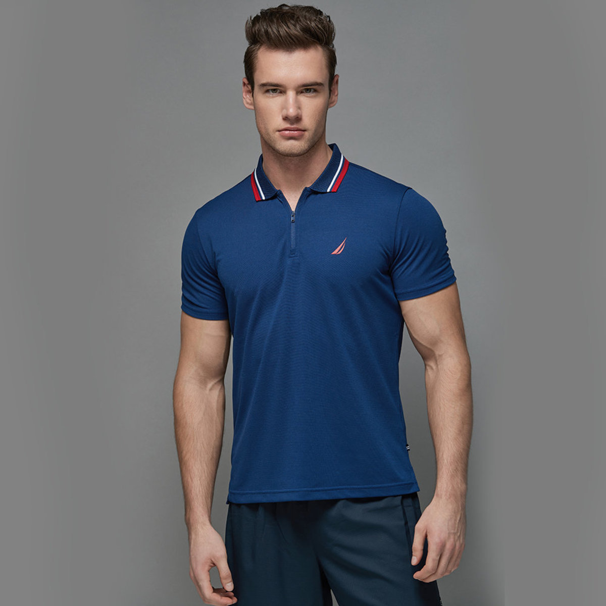 nautica 100 polyester polo