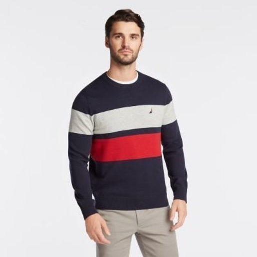 Cotton Sweater | Color : NAVY | Size 