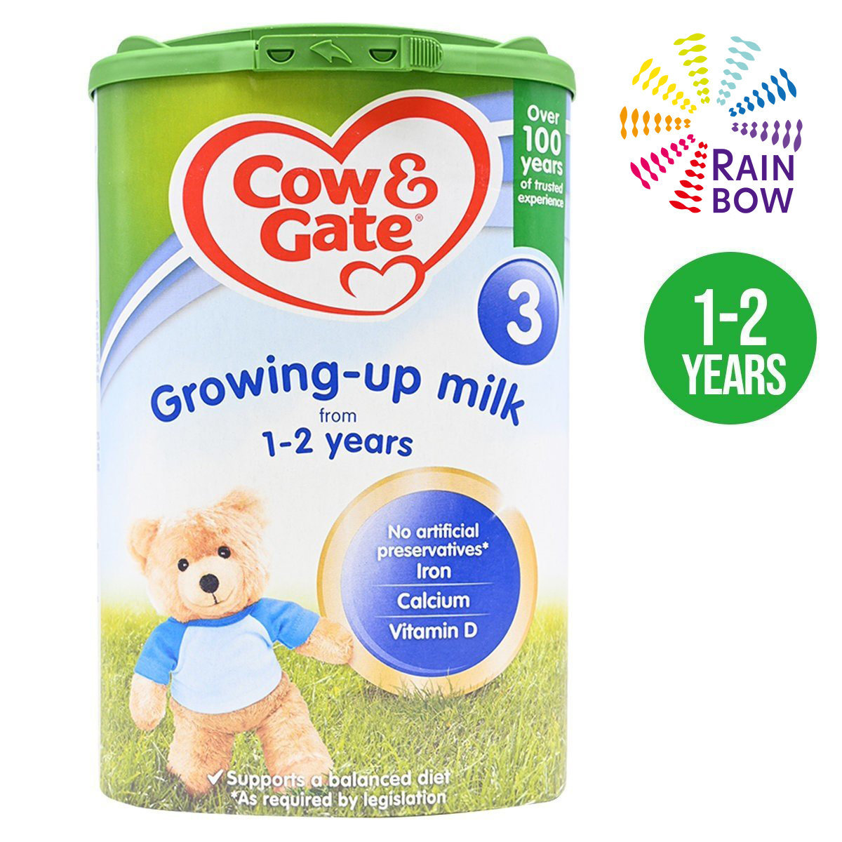 Cow Gate Stage 3 Growing Up Milk 1 2 Years 800g Hktvmall Online Shopping