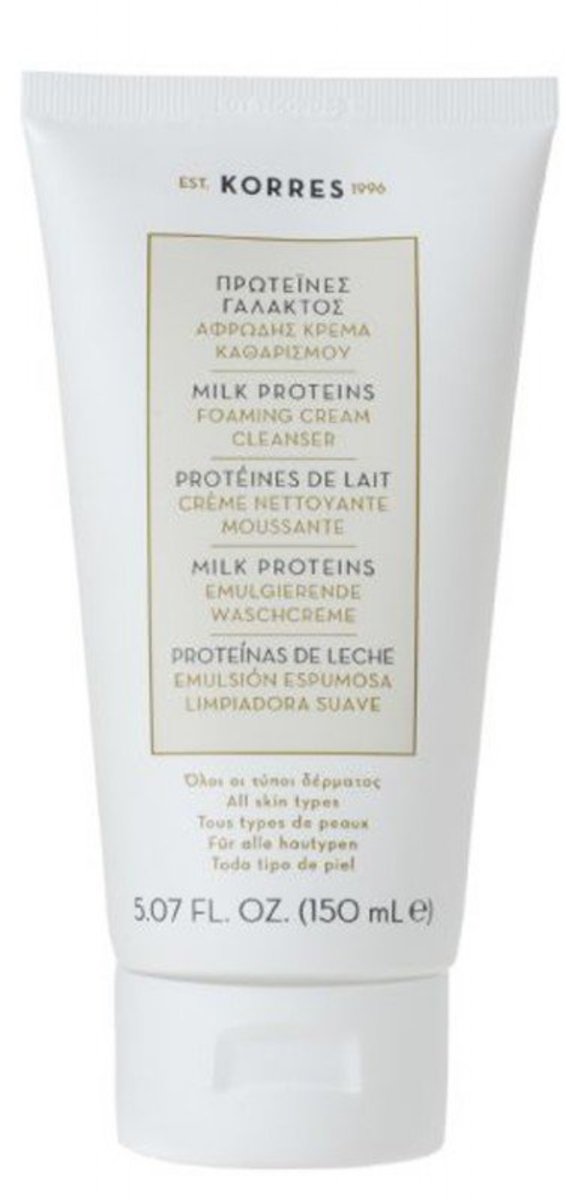 korres greek yoghurt foaming cream cleanser
