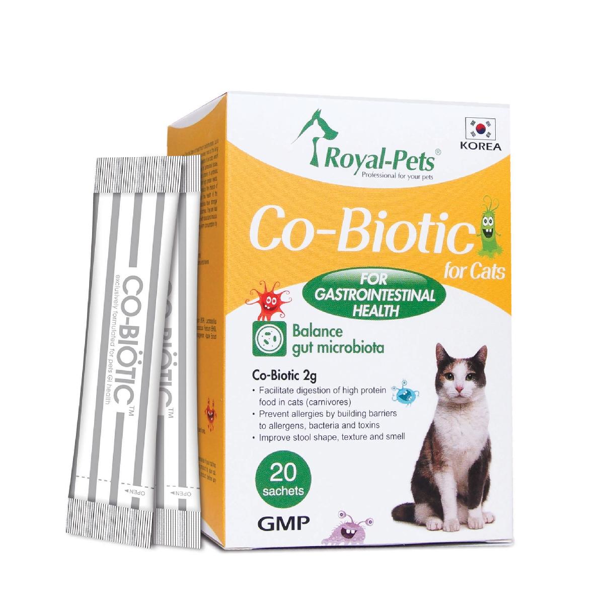 Royal-Pets Co-Biotic 貓用腸胃益生素 20小包 (有效日期至: 2025年4月24日)