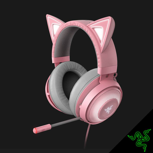 Razer Razer Kraken Kitty 耳機 粉晶 平行進口 Hktvmall 香港最大網購平台