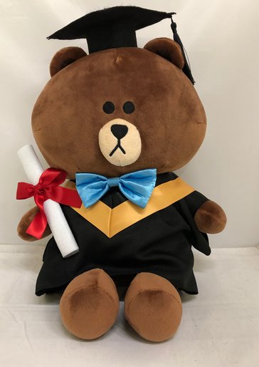 line bear plush