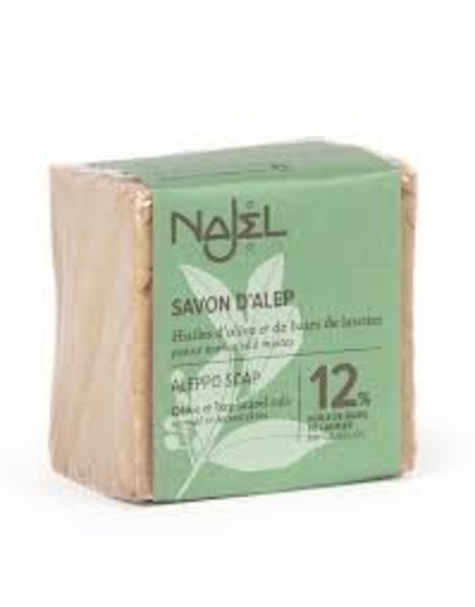 Aleppo Soap 12% Bay Laurel Oil (Free a mesh bag)