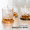 Smooth-spin Whisky Glass Set (Chrome color)