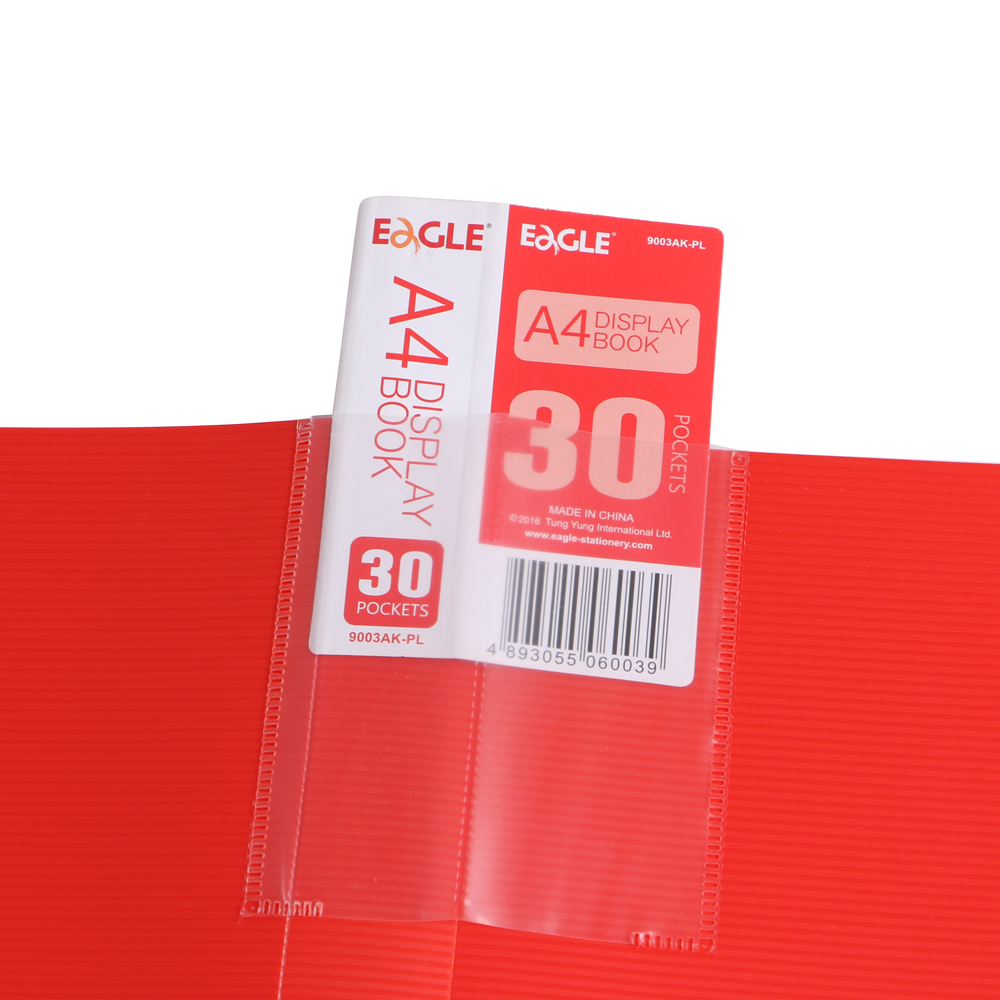 red Eagle A4 Presentation Display Book 60 Clear Pockets