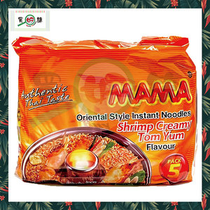 Wholesale MaMa Instant Noodles Shrimp Creamy Tom Yum Flavour 90g x 24 Bags  x 6 Boxes