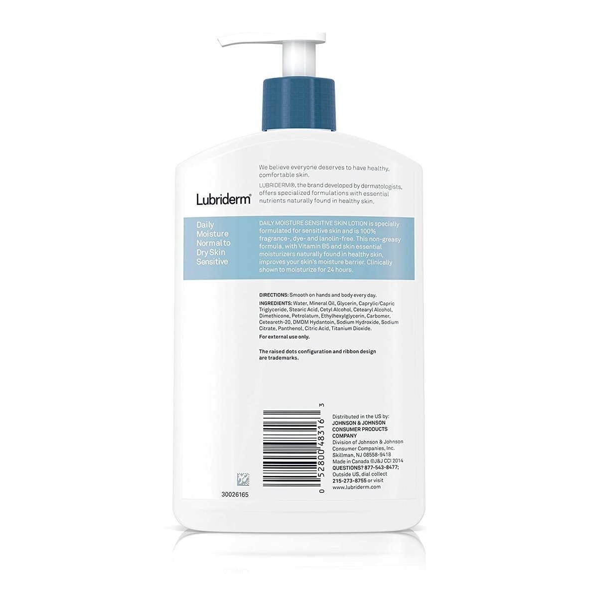 lubriderm lotion sensitive skin