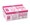 DISPOSABLE 2D MEDICAL MASK 30PCS - PINK(INDIVIDUAL PACKAGING) x3 BOXES