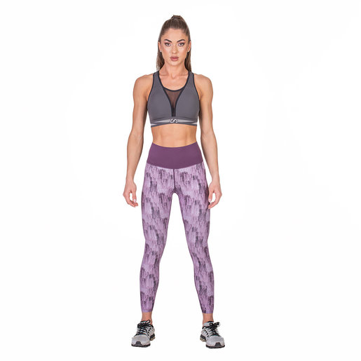 Reversible Dynamic Yoga Leggings - Purple