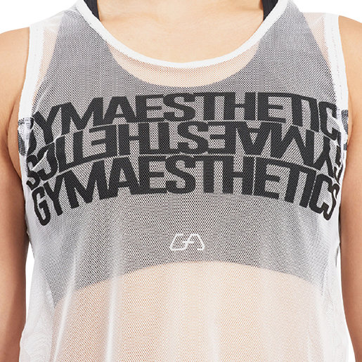 Gym Aesthetics  Athleisure Body Mesh Tank Top Sleeveless for