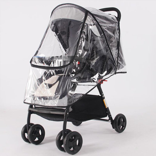 stroller rain cover with zipper