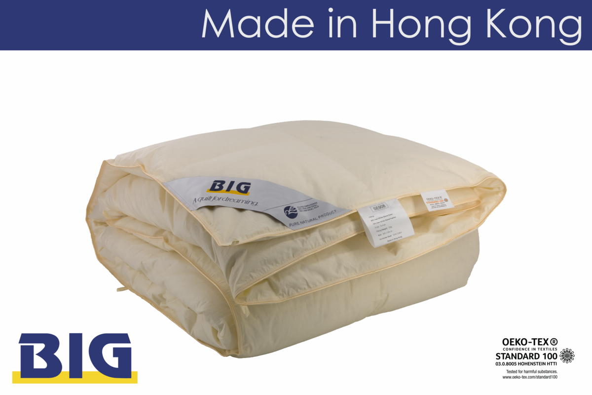 90%歐洲白鵝羽絨四季被 羽絨被 香港製造
