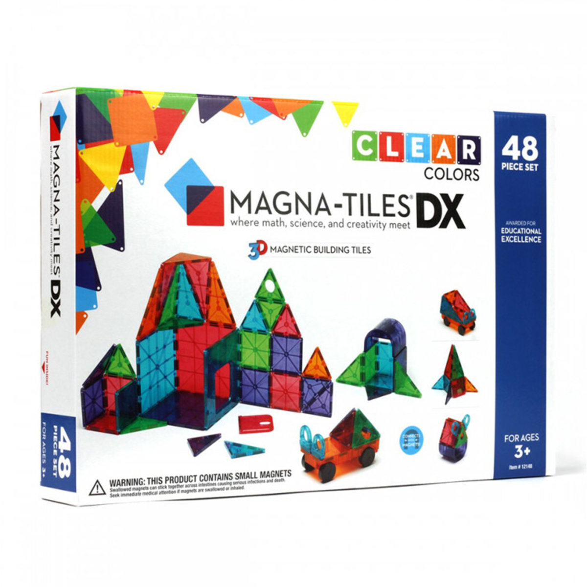 magna tiles 48 piece set