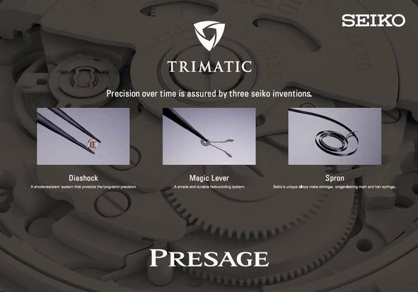 Seiko top trimatic presage