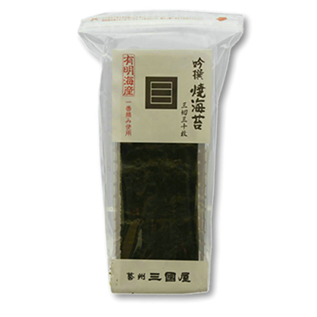 三國屋 三國屋吟撰燒海苔 1 3切 30pcs 最少30日食用期 Hktvmall 香港最大網購平台
