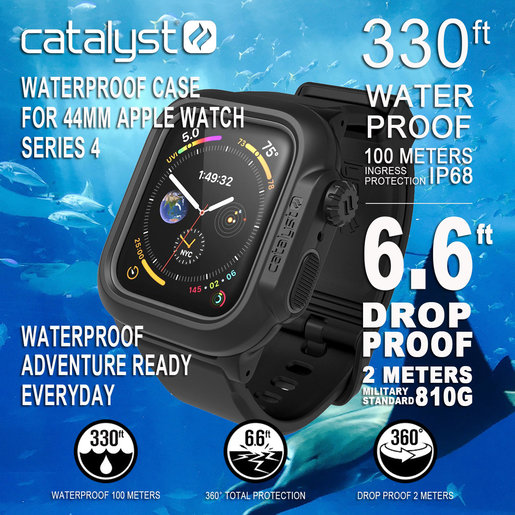 catalyst waterproof case for 44mm apple watch series 4