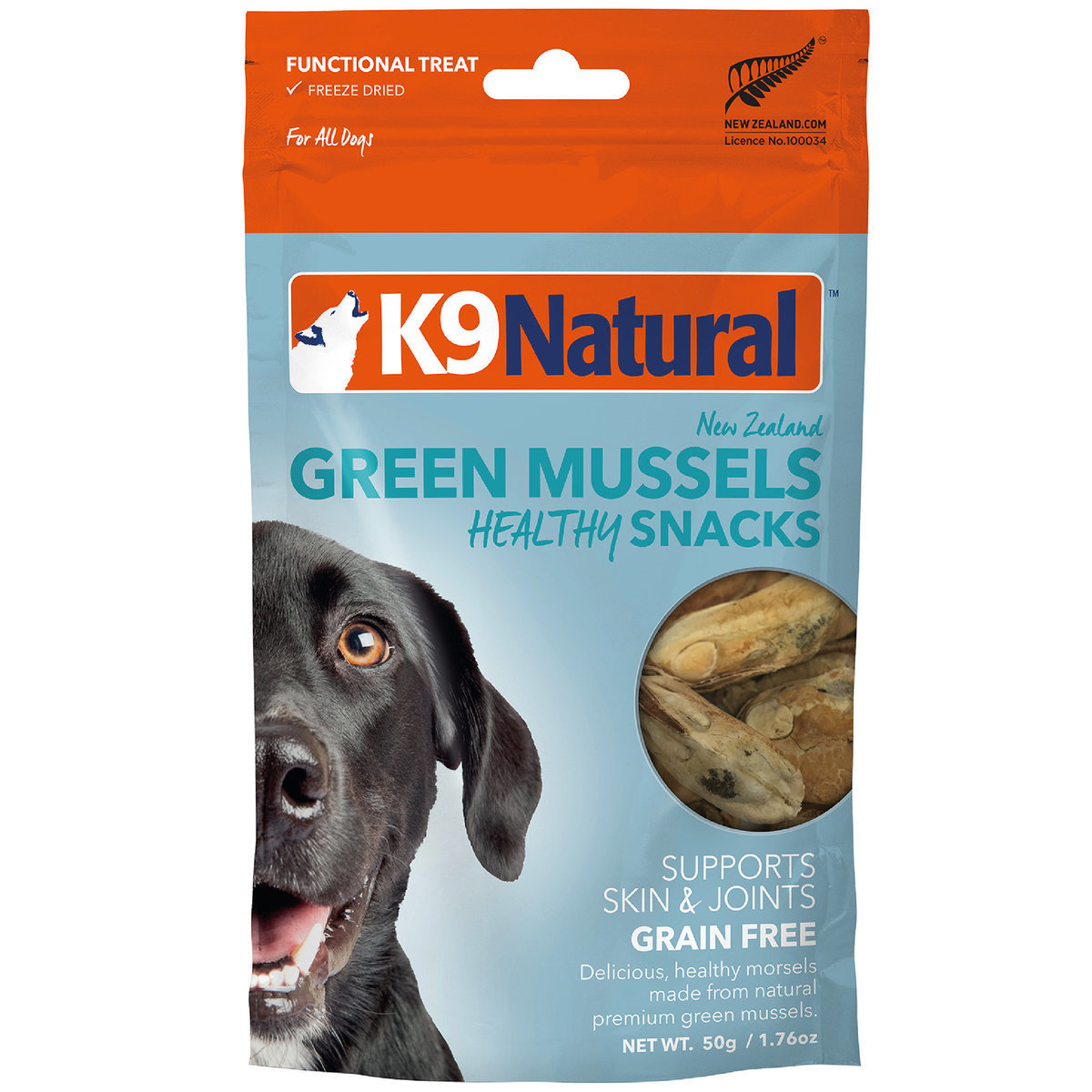 K9 Freeze Dried Health Dog Treats-Green Mussels 50g/1.76ozEXP:2025-11