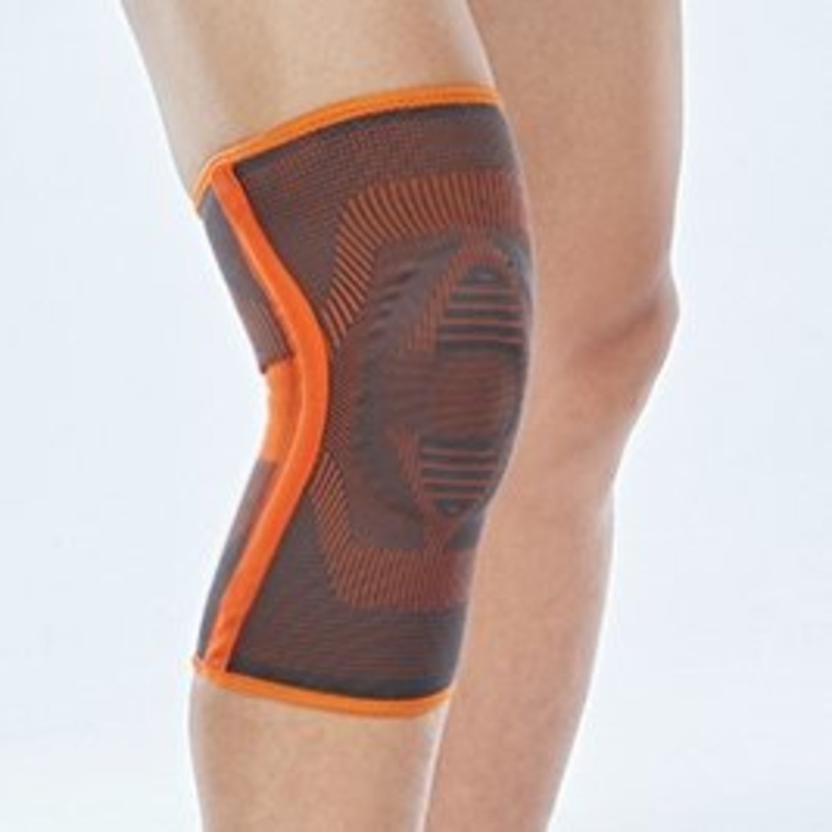 Elastic knee support with TPR gel-L