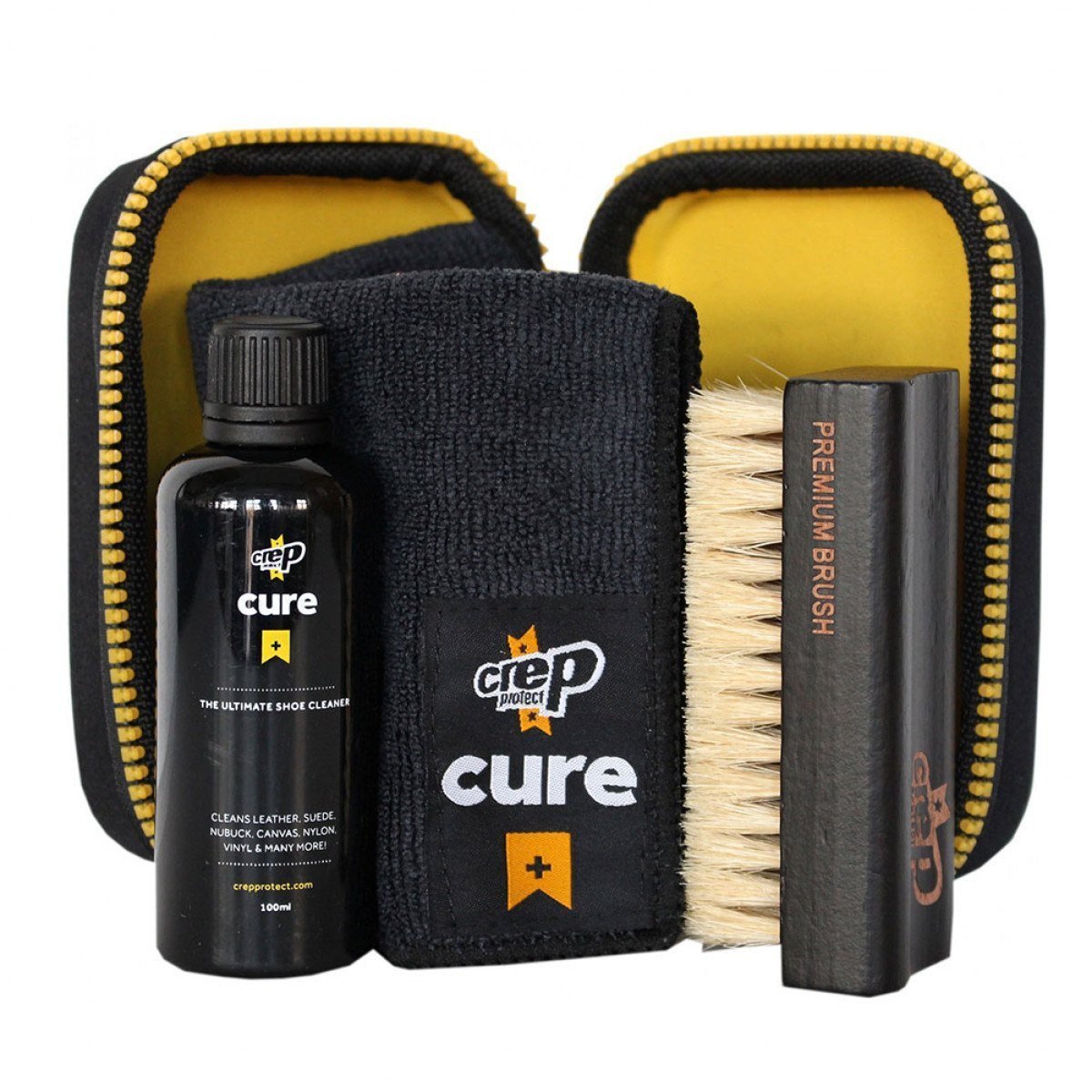 Crep Protect Box Pack - Premium Sneaker Cleaning Kit with 6 x Sneaker  Wipes, 2 x Pill, Eraser, 100ml Cleaning Solution, Microfibre Cloth & Brush