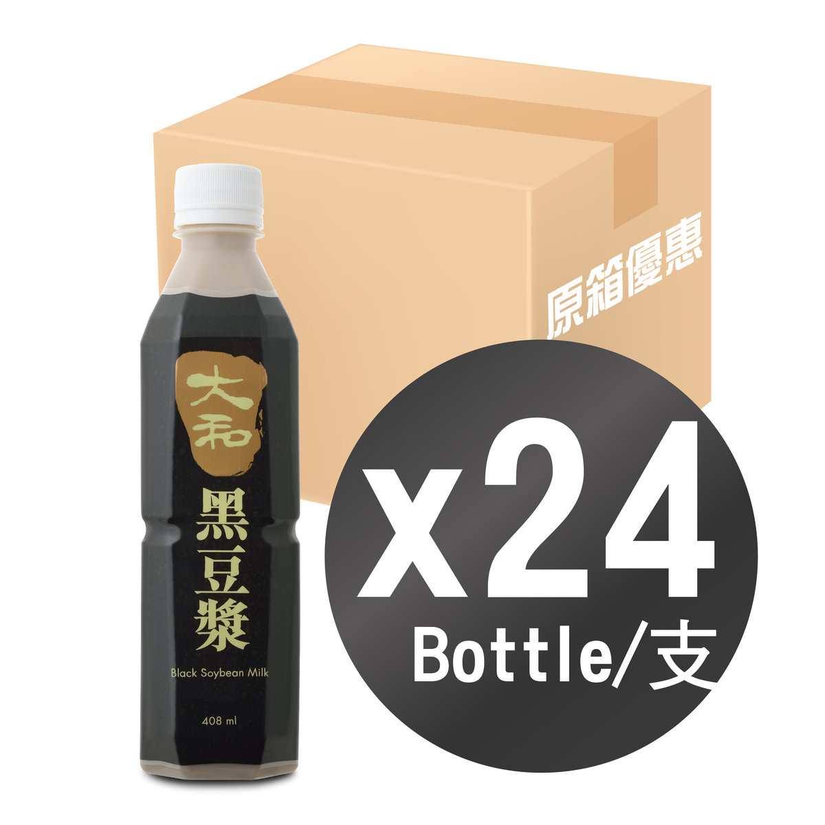 大和黑豆漿 (408ml x 24支)