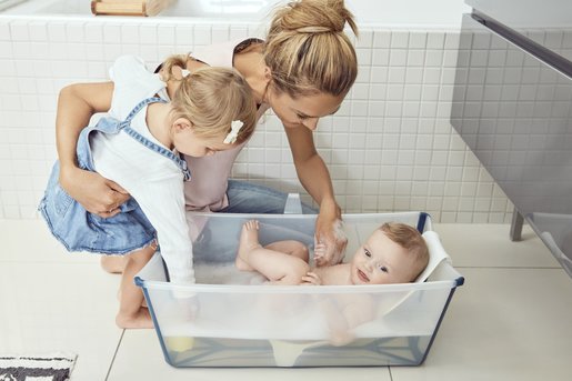 flexi bath with newborn support